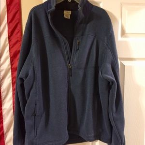 L.L. Bean Navy Blue Fleece XXL